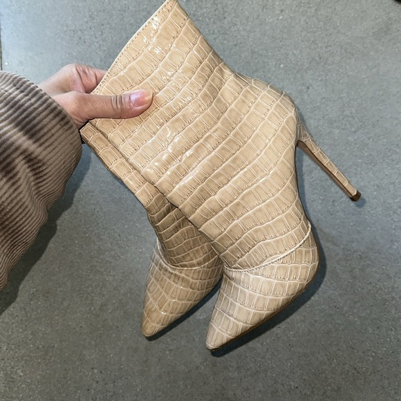 Olivia croc heels - Picture 3 of 4